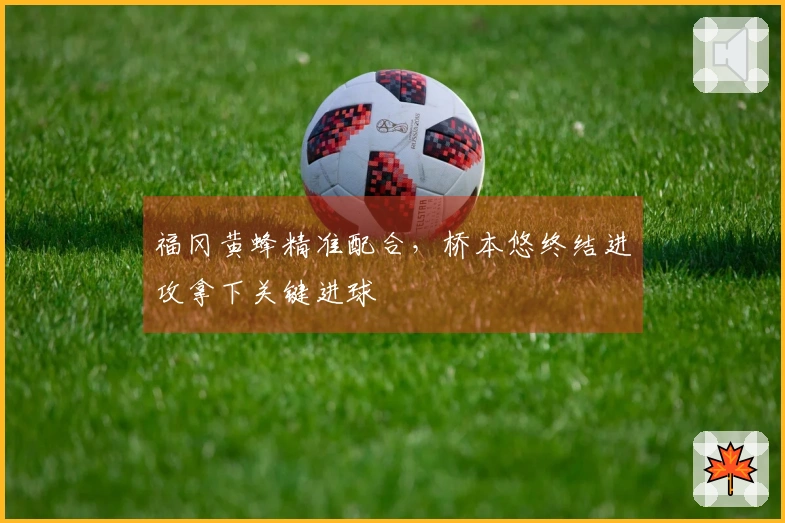 福冈黄蜂精准配合，桥本悠终结进攻拿下关键进球